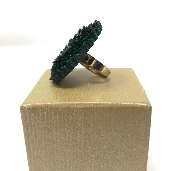 Hand painted enamel finish flower ring, NWOT - Picture 5 of 11